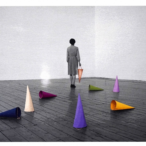 Afterwards | 94x144 cm, gobelin en handgeborduurd, 2025